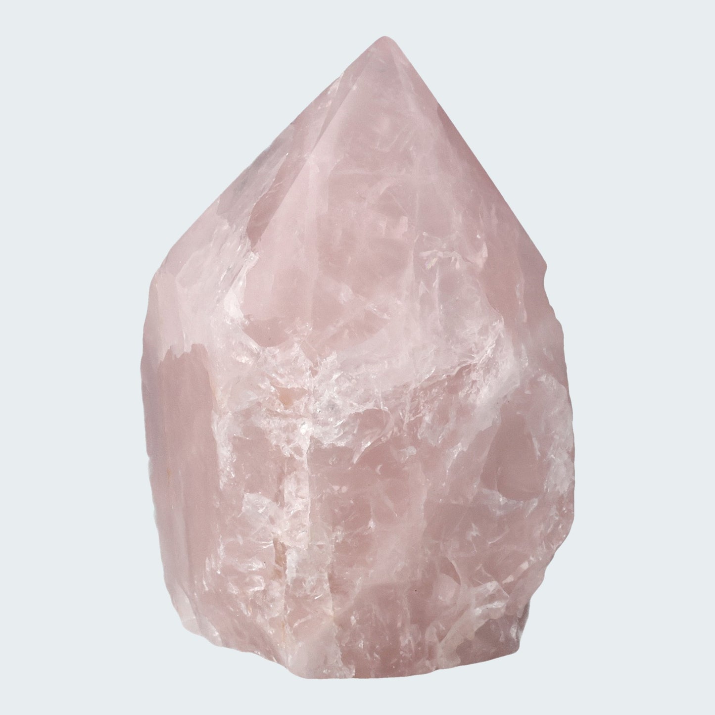 Rosenquarz Spitze aus Brasilien ca. 7 cm - crystal paradise
