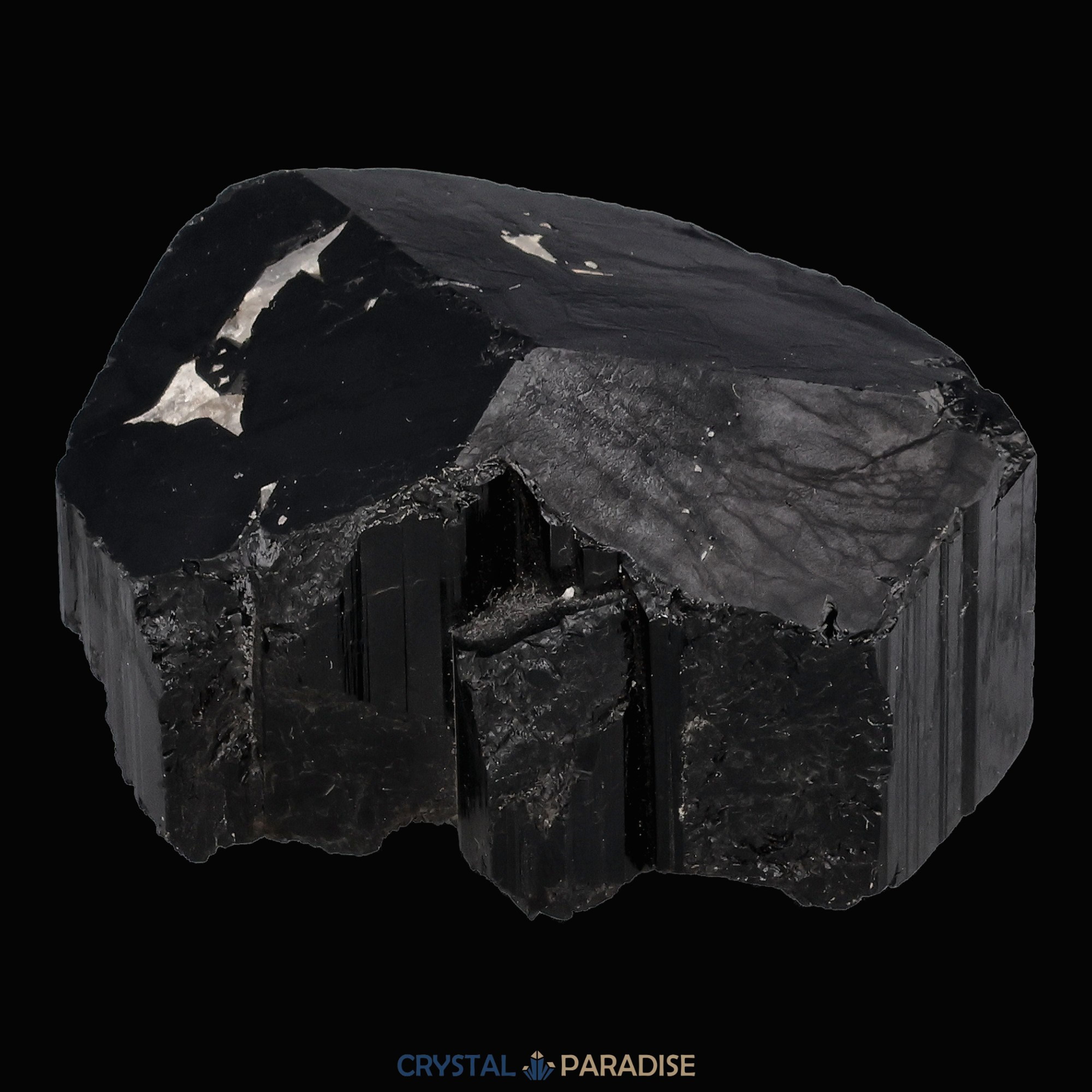 Schwarzer Schörl Turmalin aus Brasilien (184g) - crystal paradise