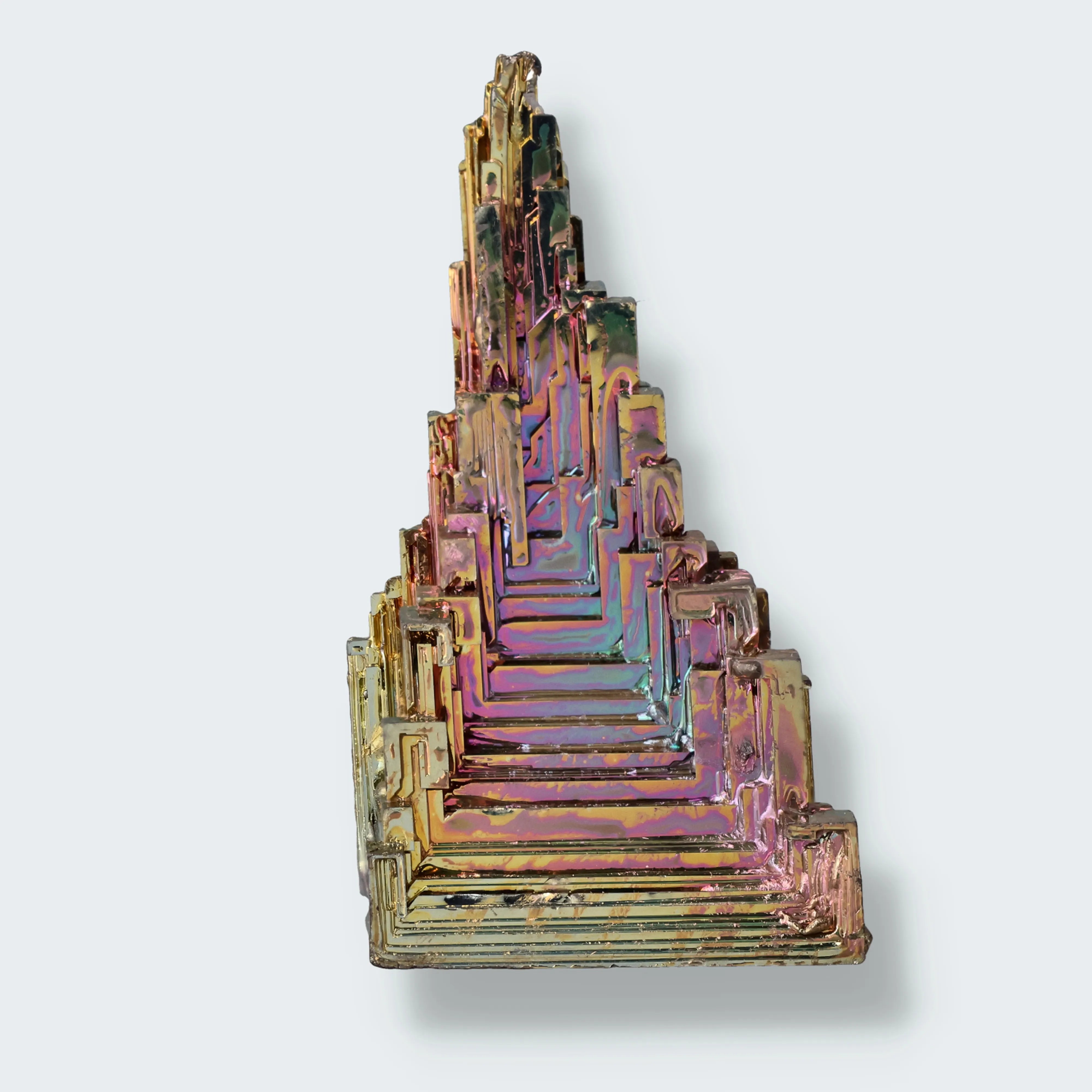 Regenbogen Wismut Kristall (gezüchtet)