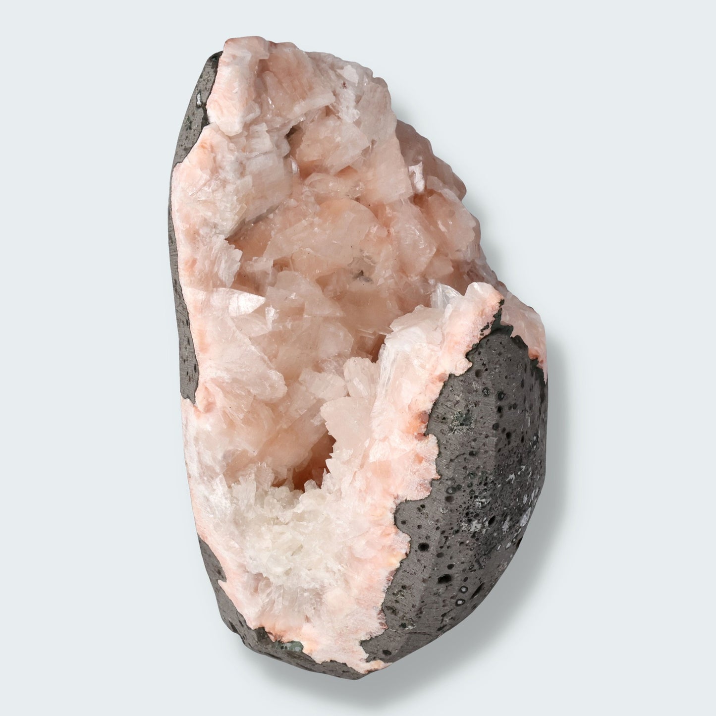 Heulandit Euzeolit Geode aus Indien (477g)