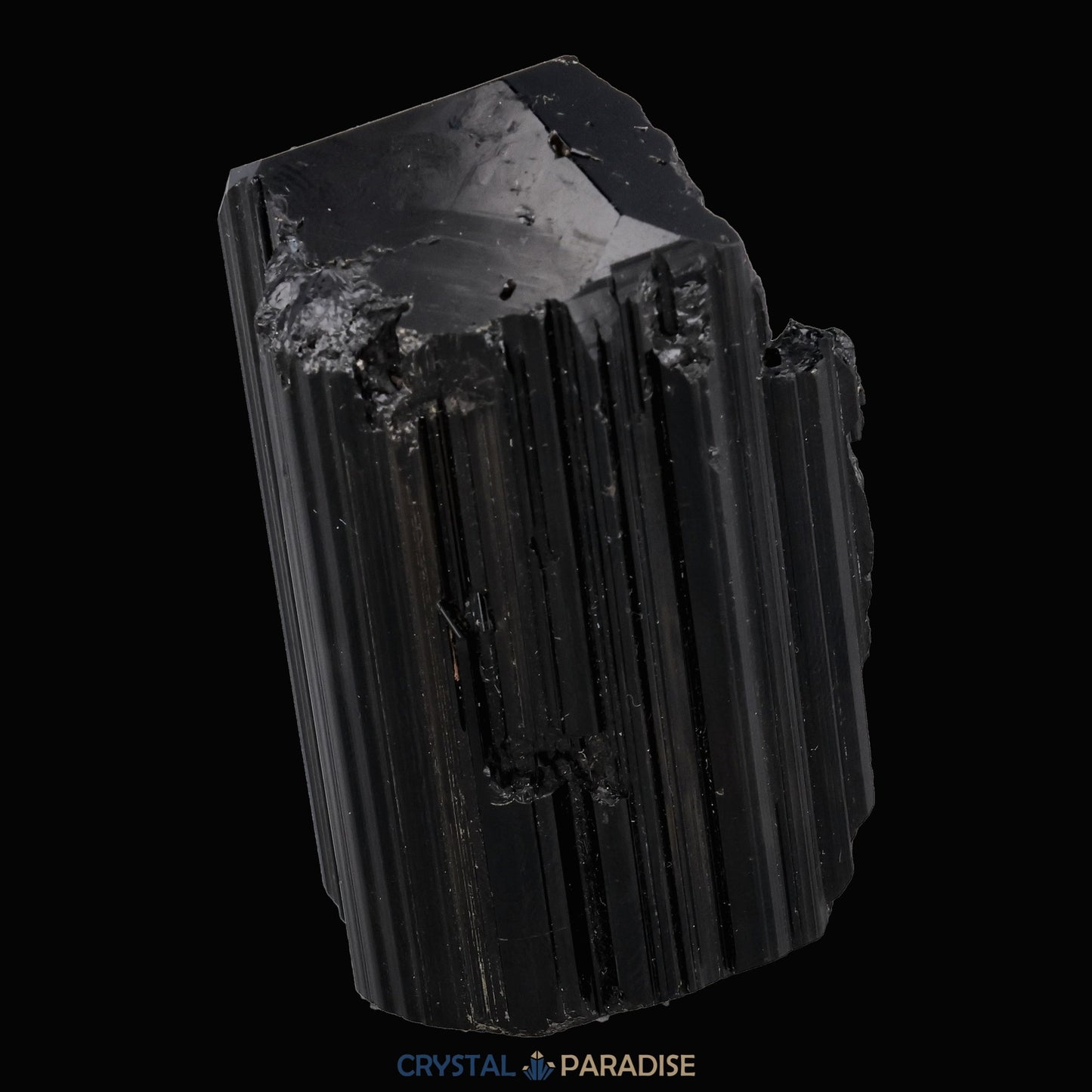 Kluftschwimmer Schwarzer Schörl Turmalin aus Brasilien (209g) - crystal paradise