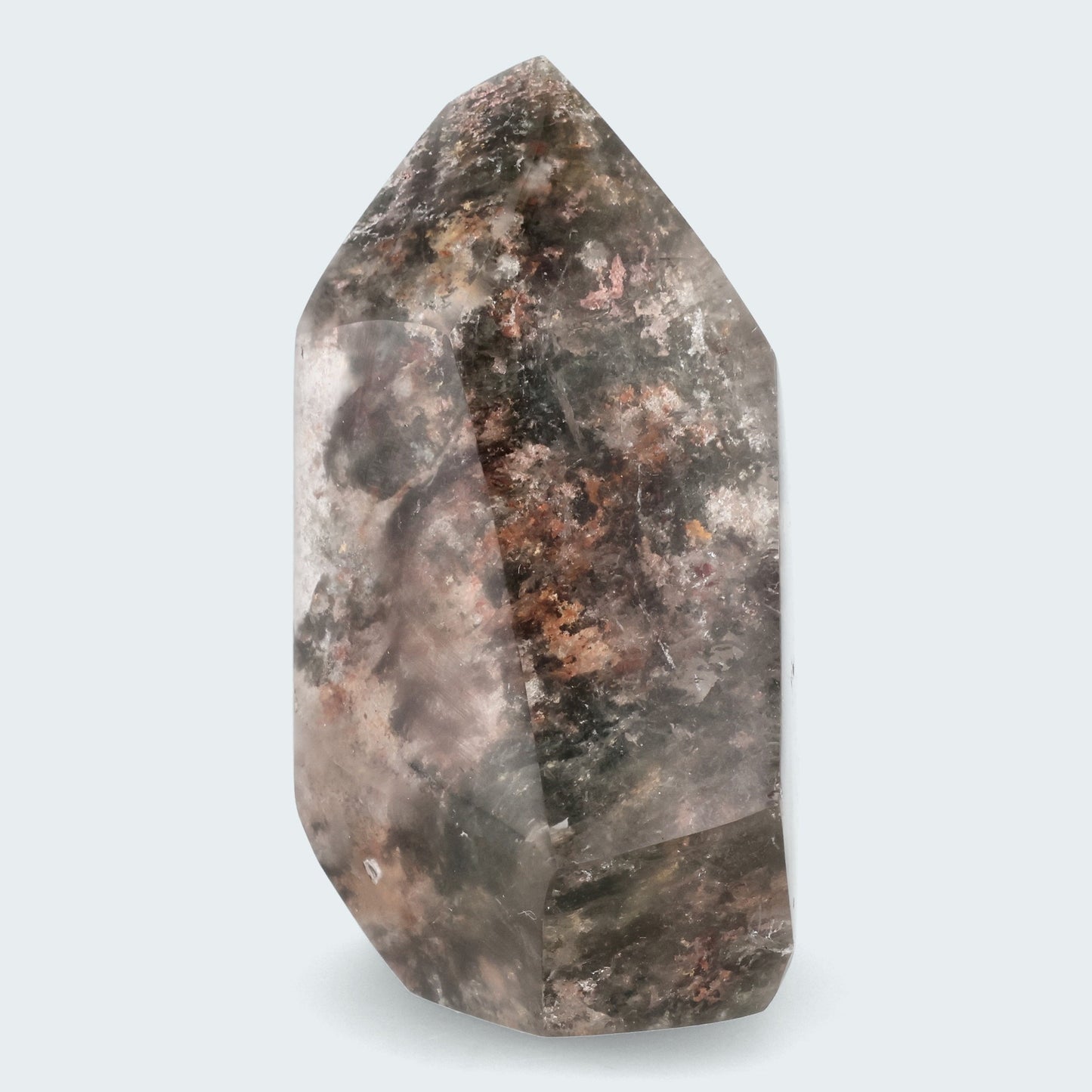 Garten Quarz Turm geschliffen aus dem Kongo (137g)