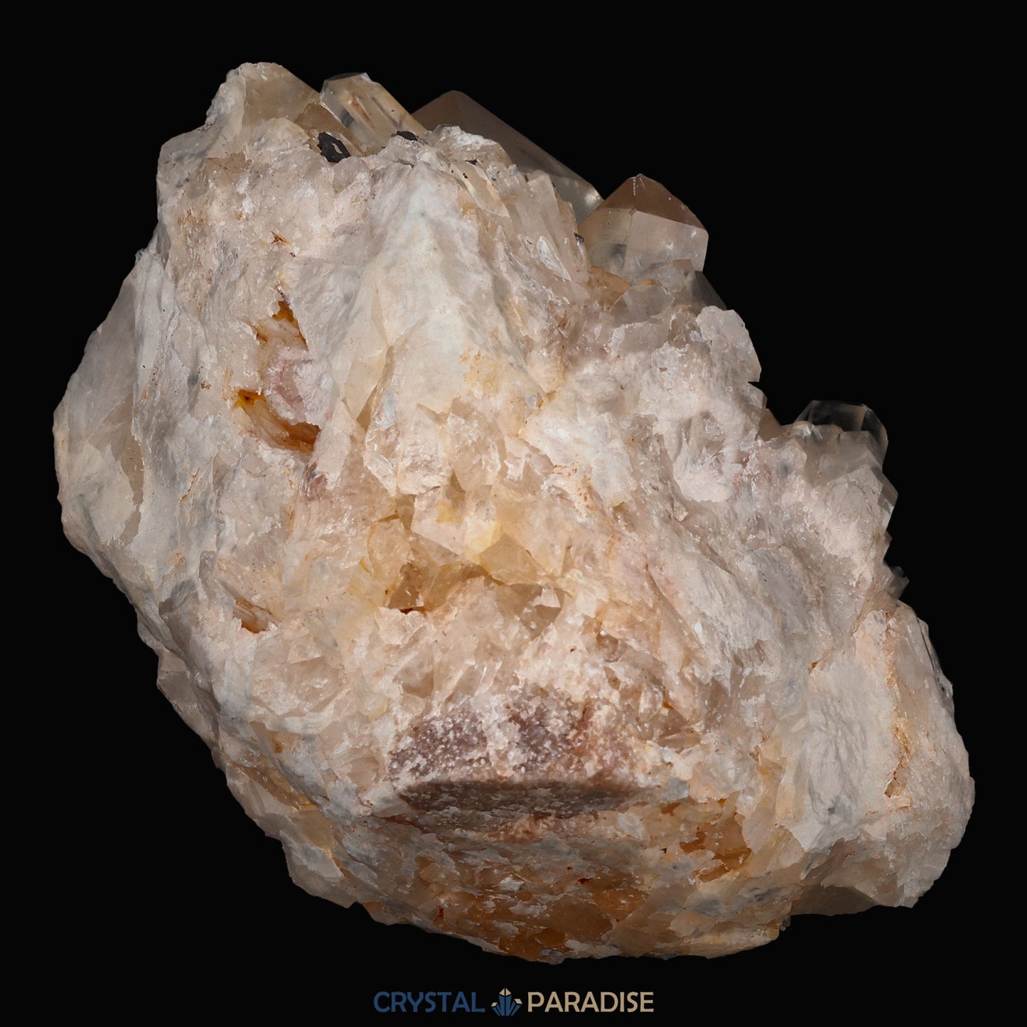 Citrin Handstufe aus Kunduluni, Kongo (543g) - unbehandelt - crystal paradise