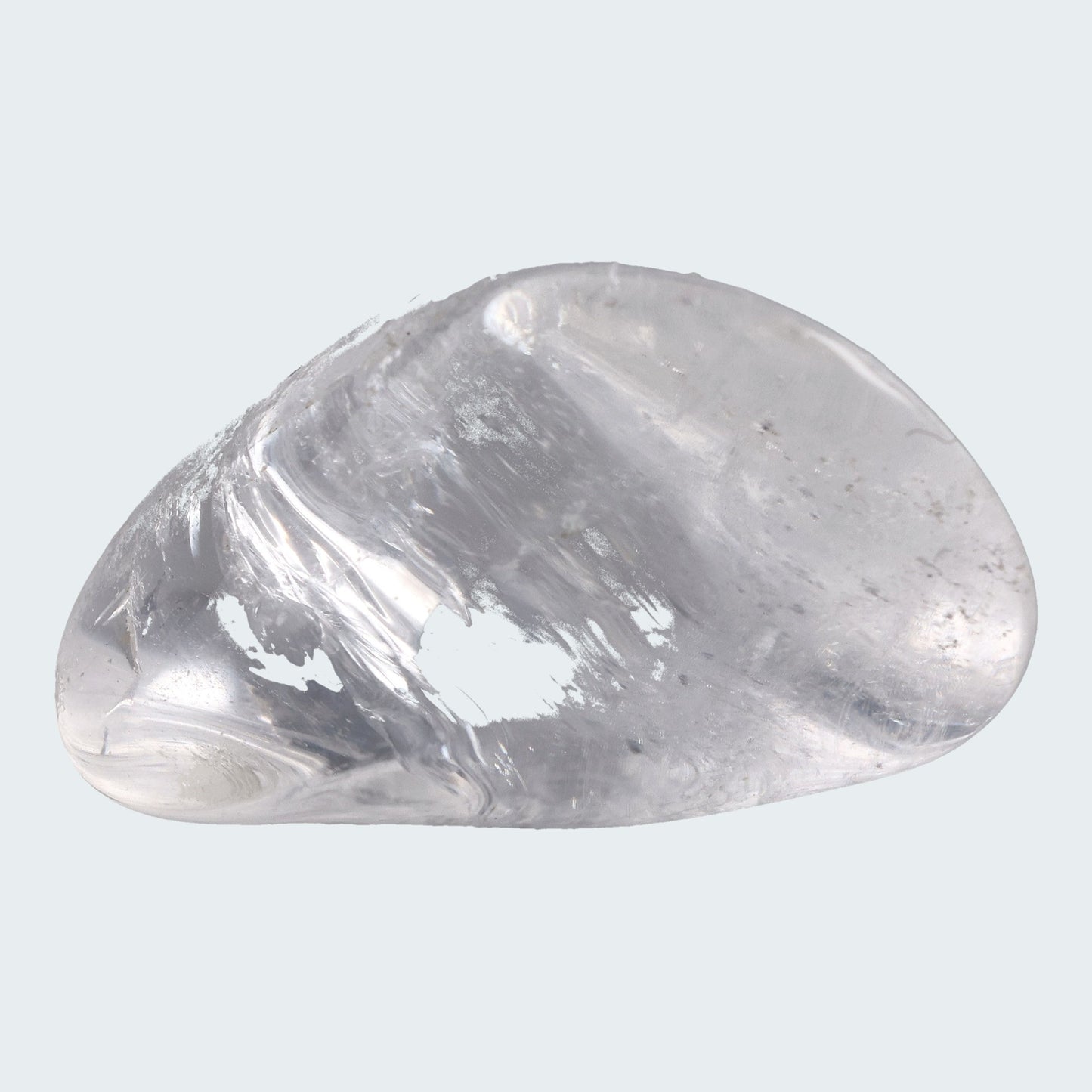 Bergkristall Muschel geschliffen (ca. 30g)