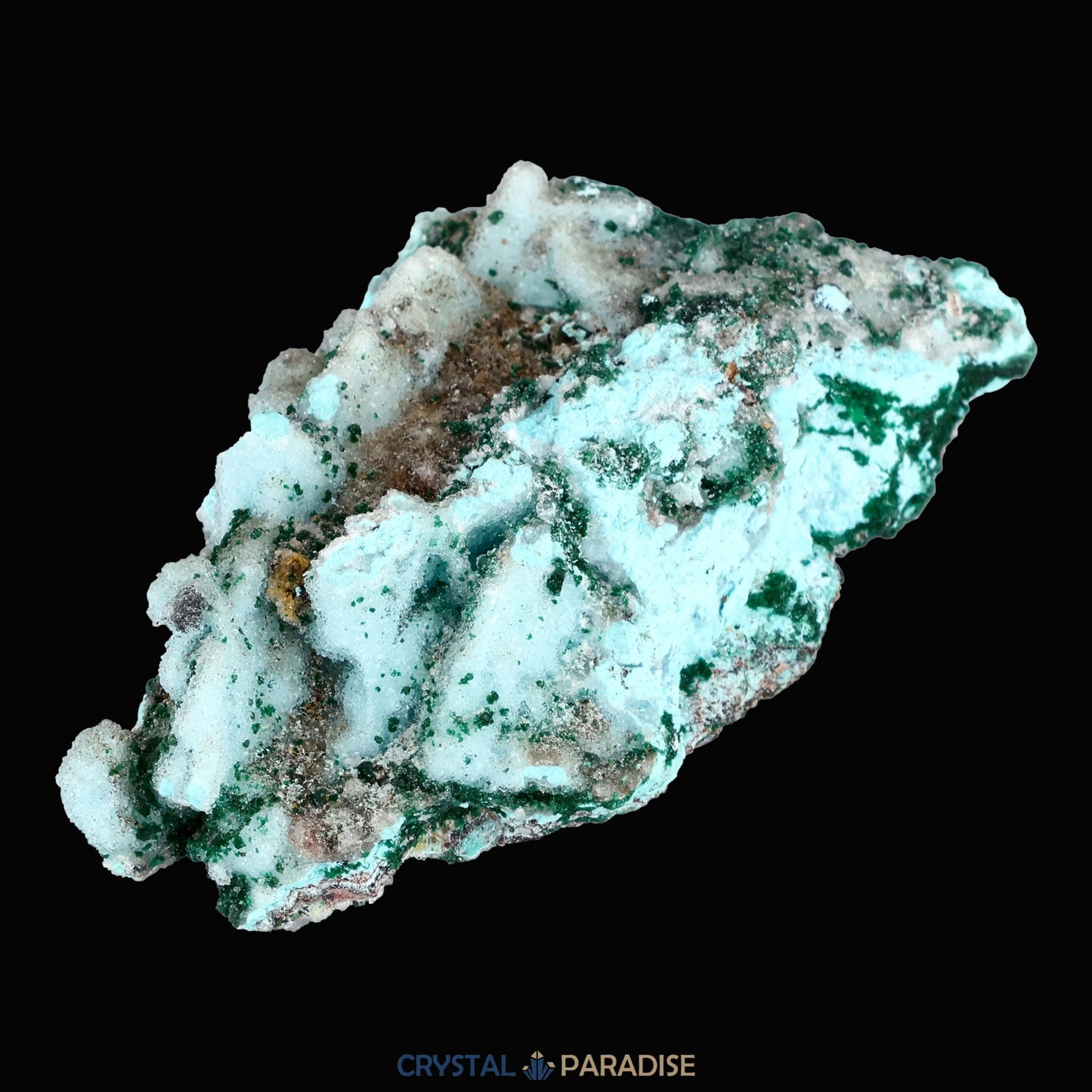 Chrysokoll Stufe aus Tenke-Fungurume, Kolwezi, Lualaba, DR Kongo (35g) - crystal paradise