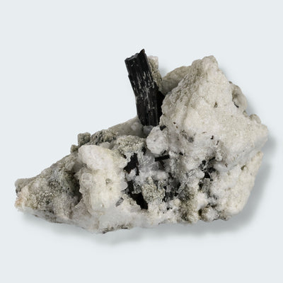 Schwarzer Schörl Turmalin an Muttergestein (33g)