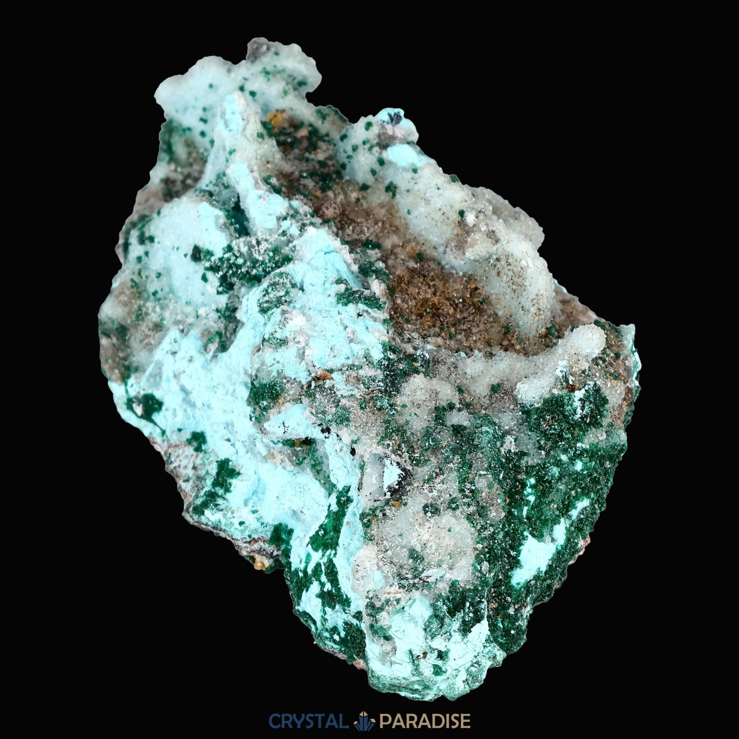 Chrysokoll Stufe aus Tenke-Fungurume, Kolwezi, Lualaba, DR Kongo (35g) - crystal paradise