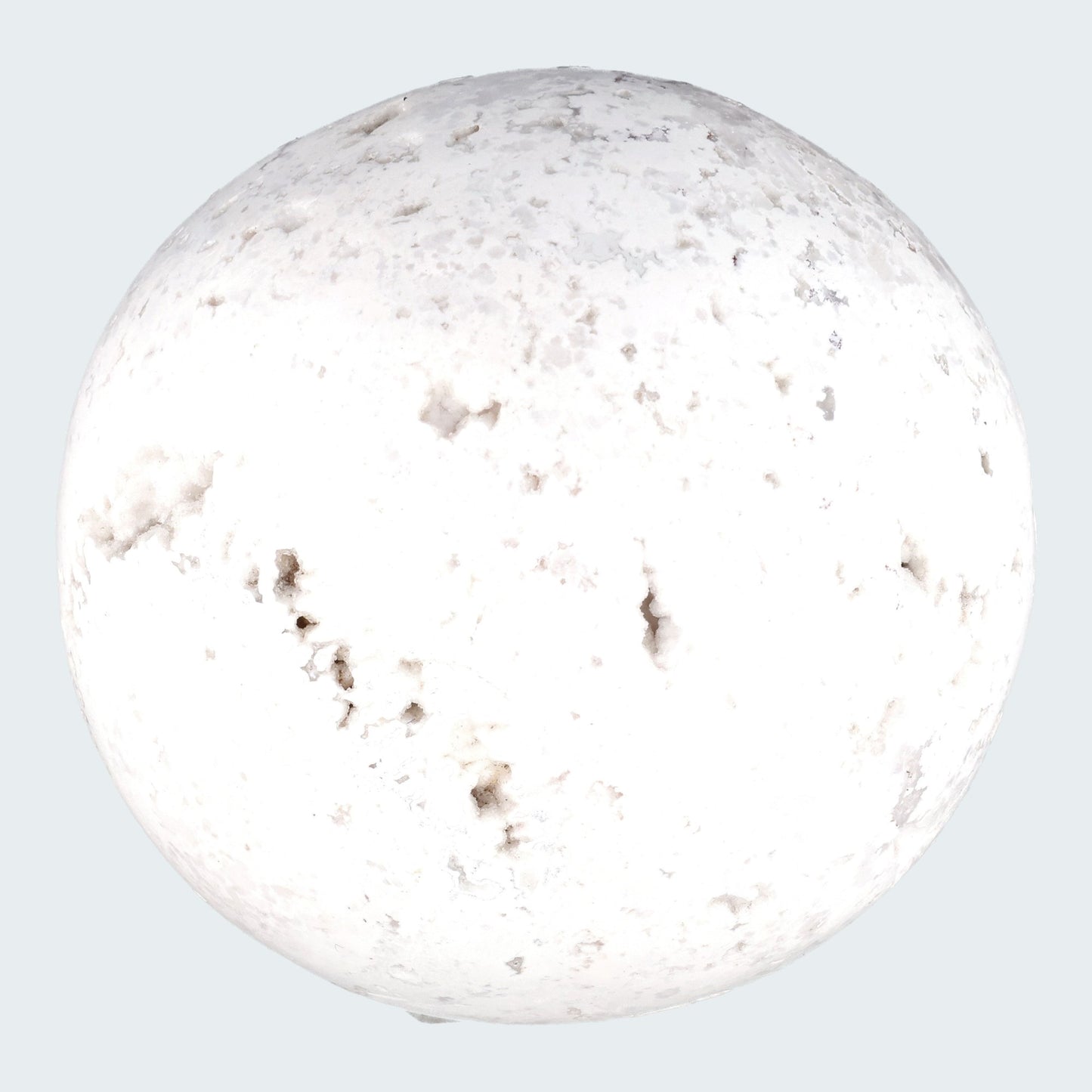 Deko Kugel gross aus Schneeachat (1221g) - crystal paradise