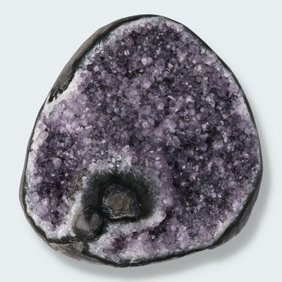 Achatisierter Amethyst Druse aus Uruguay (721g)