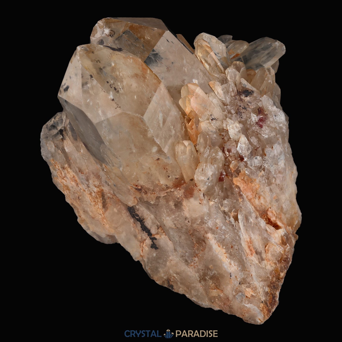Citrin Handstufe aus Kunduluni, Kongo (660g) - unbehandelt - crystal paradise