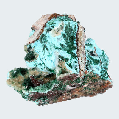 Chrysokoll Stufe aus Tenke-Fungurume, Kolwezi, Lualaba, DR Kongo (71g) - crystal paradise