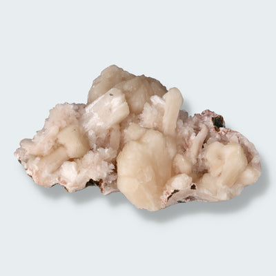 Heulandit Euzeolit mit grünem Stilbit aus Indien (612g)