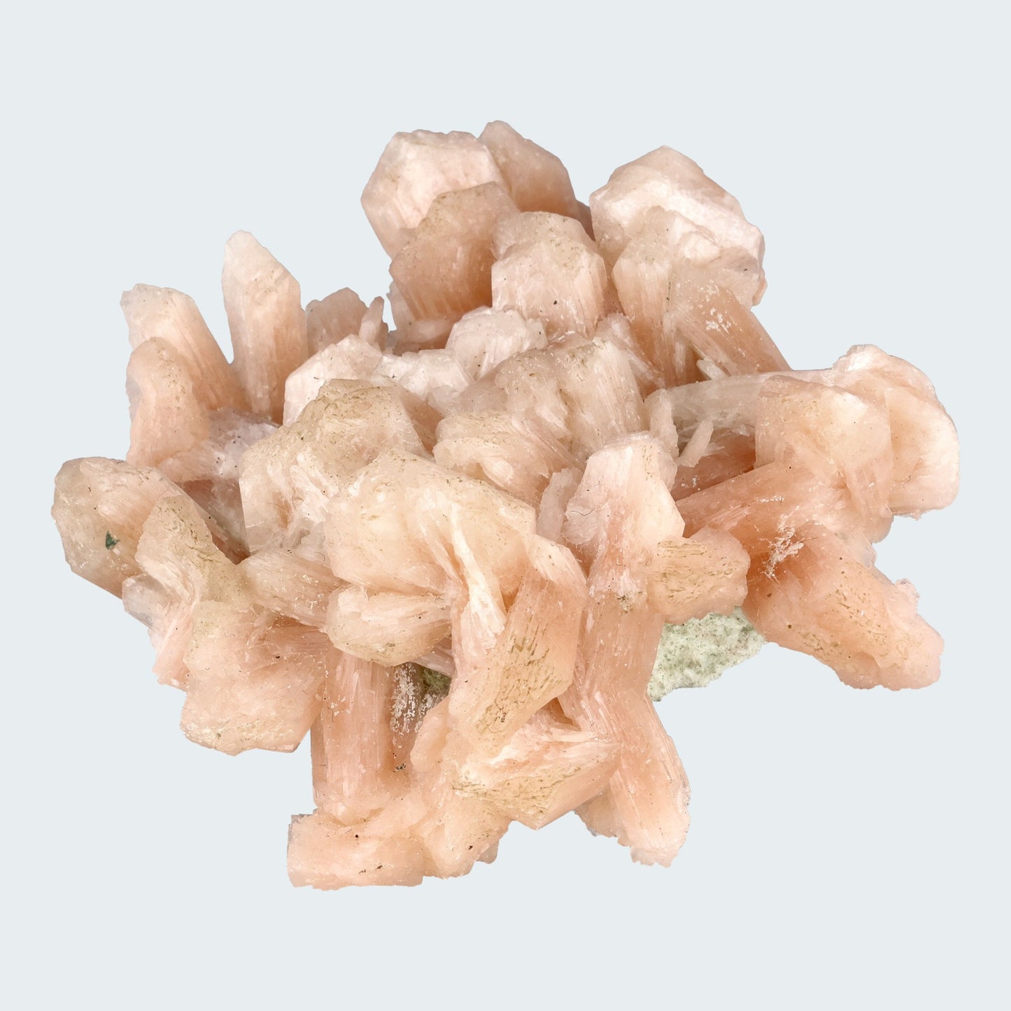 Stilbit Insel auf Zeolith aus Indien - Handstufe - 1 Stück - crystal paradise