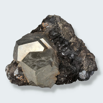 Pyrit mit Hämatit aus Elba, Italien (210g)