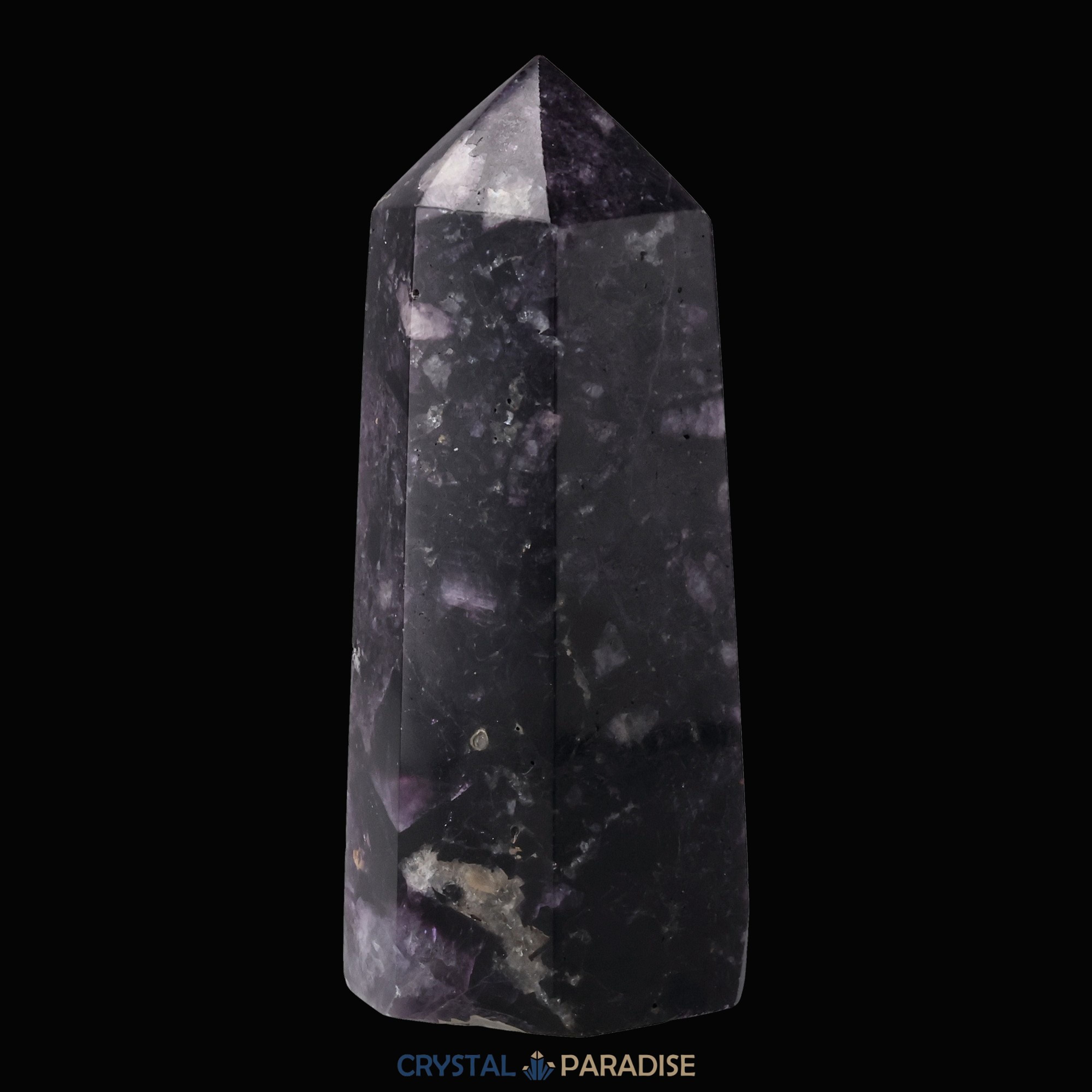 Violetter Fluorit Obelisk aus der inneren Mongolei (599g) – Ansicht 7