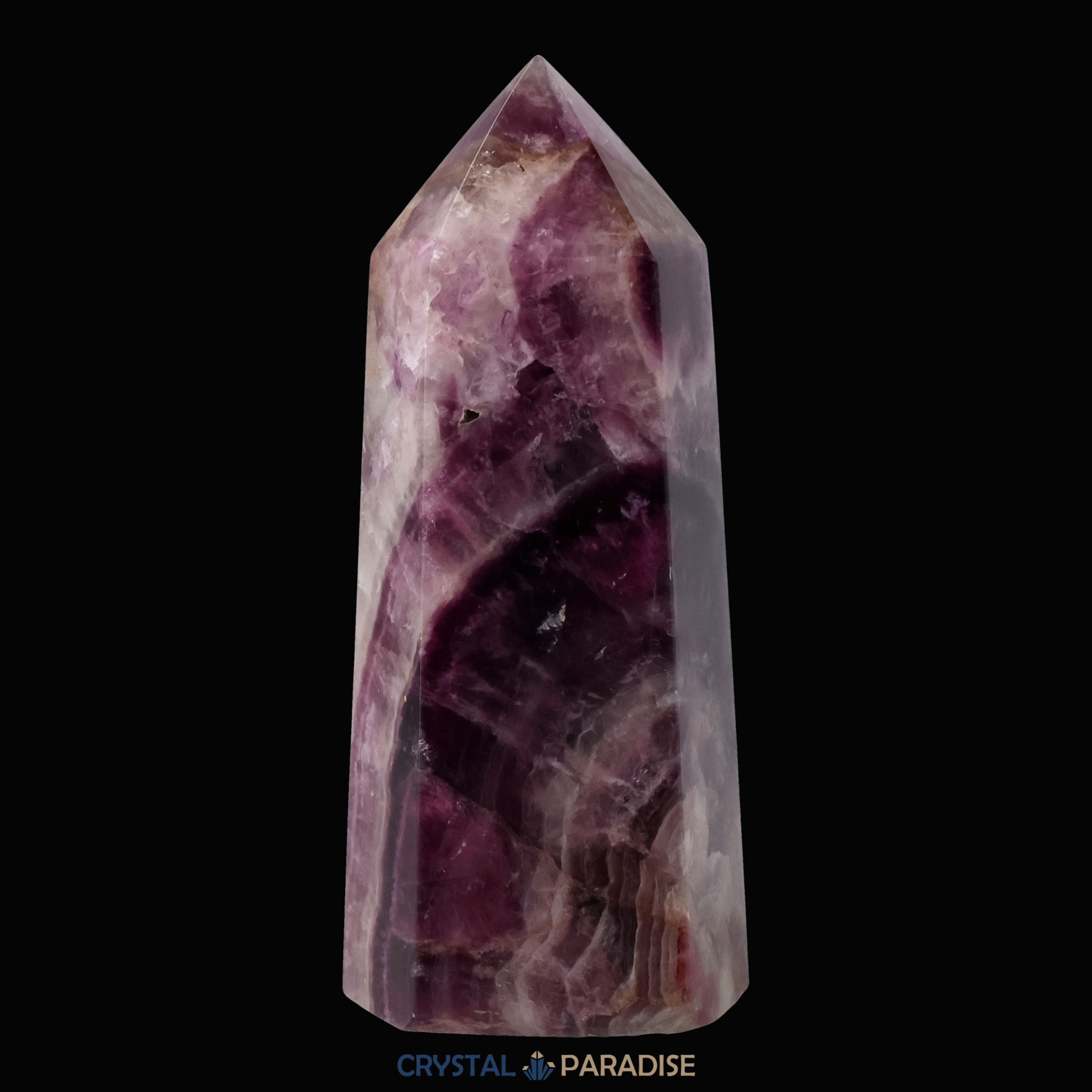 Violetter Fluorit Obelisk aus der inneren Mongolei (712g) – Ansicht 9