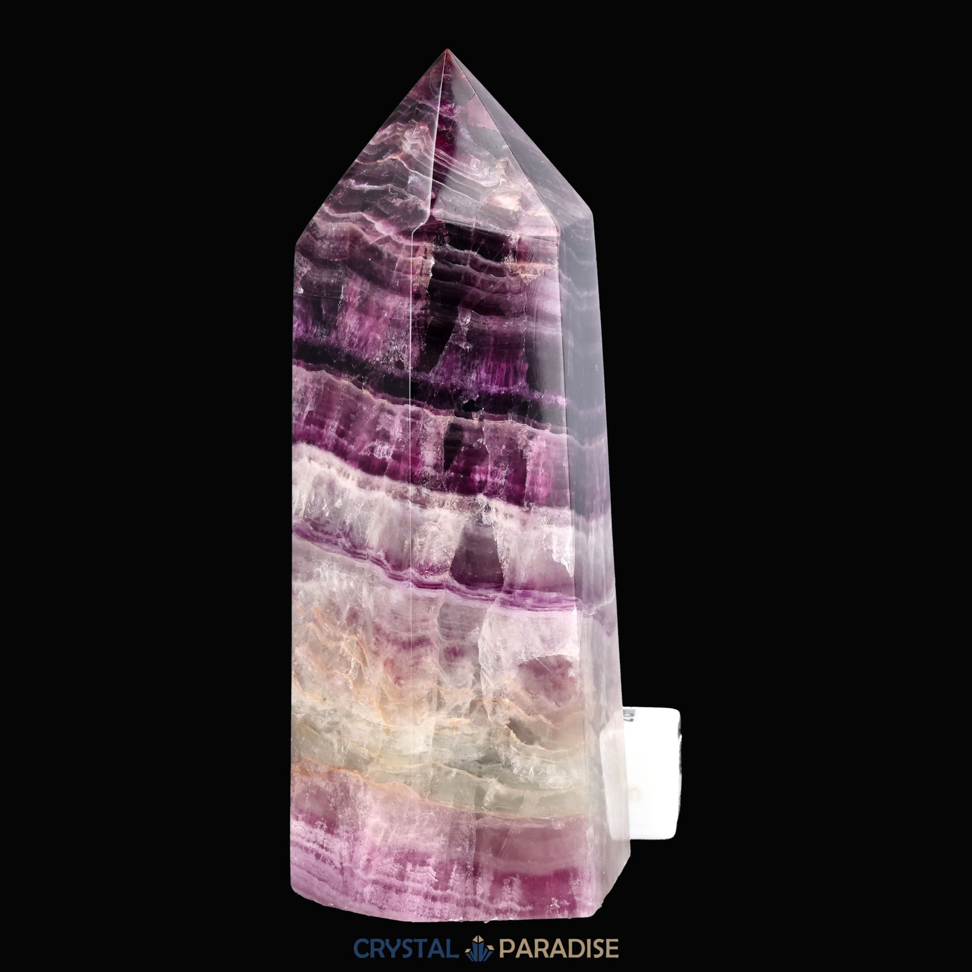 Violetter Fluorit Obelisk aus der inneren Mongolei (822g) – Ansicht 7
