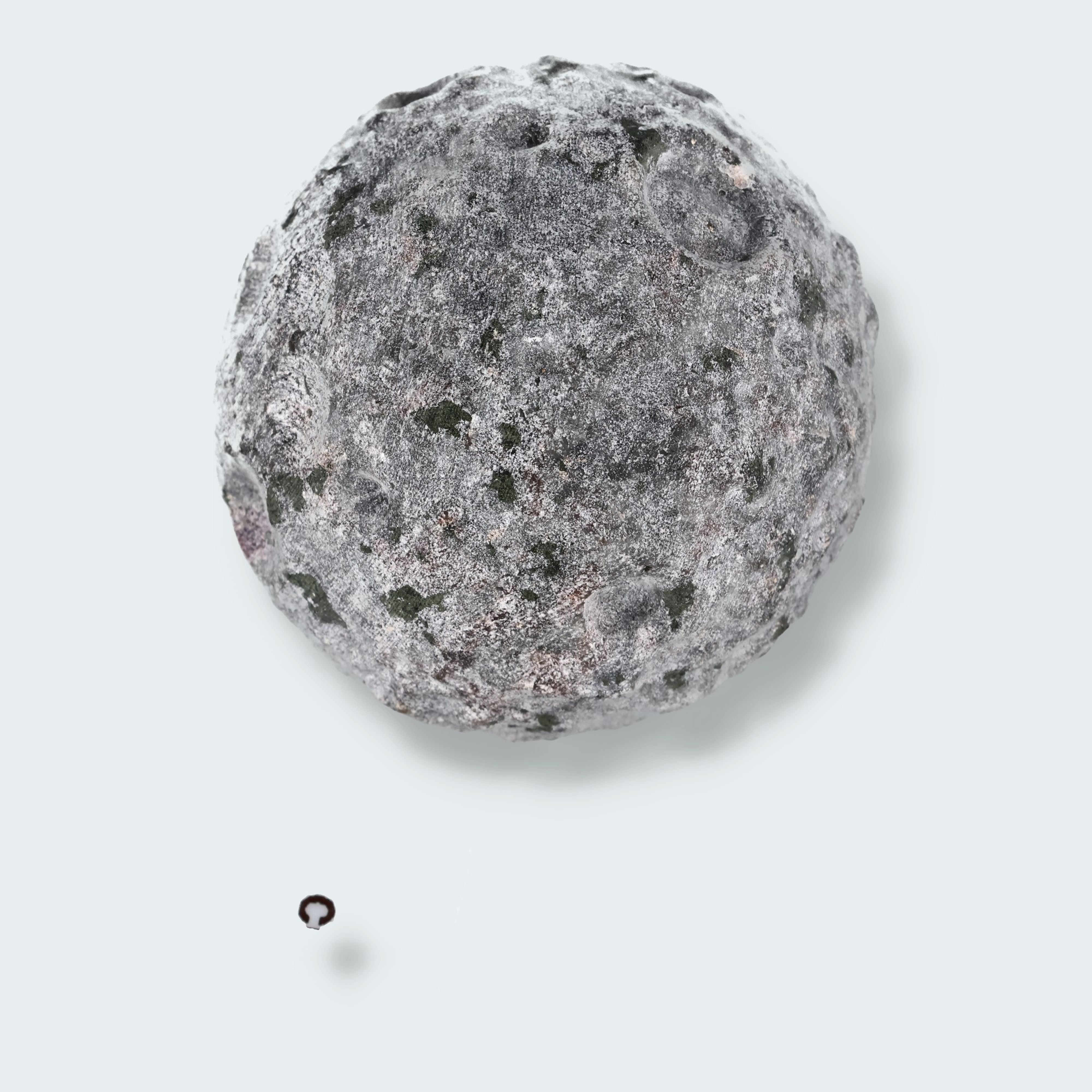 Yooperlit Mini Mond aus Michigan USA (ca. 5,5 cm) - Glowing Rock - UV reaktiv – Ansicht 4