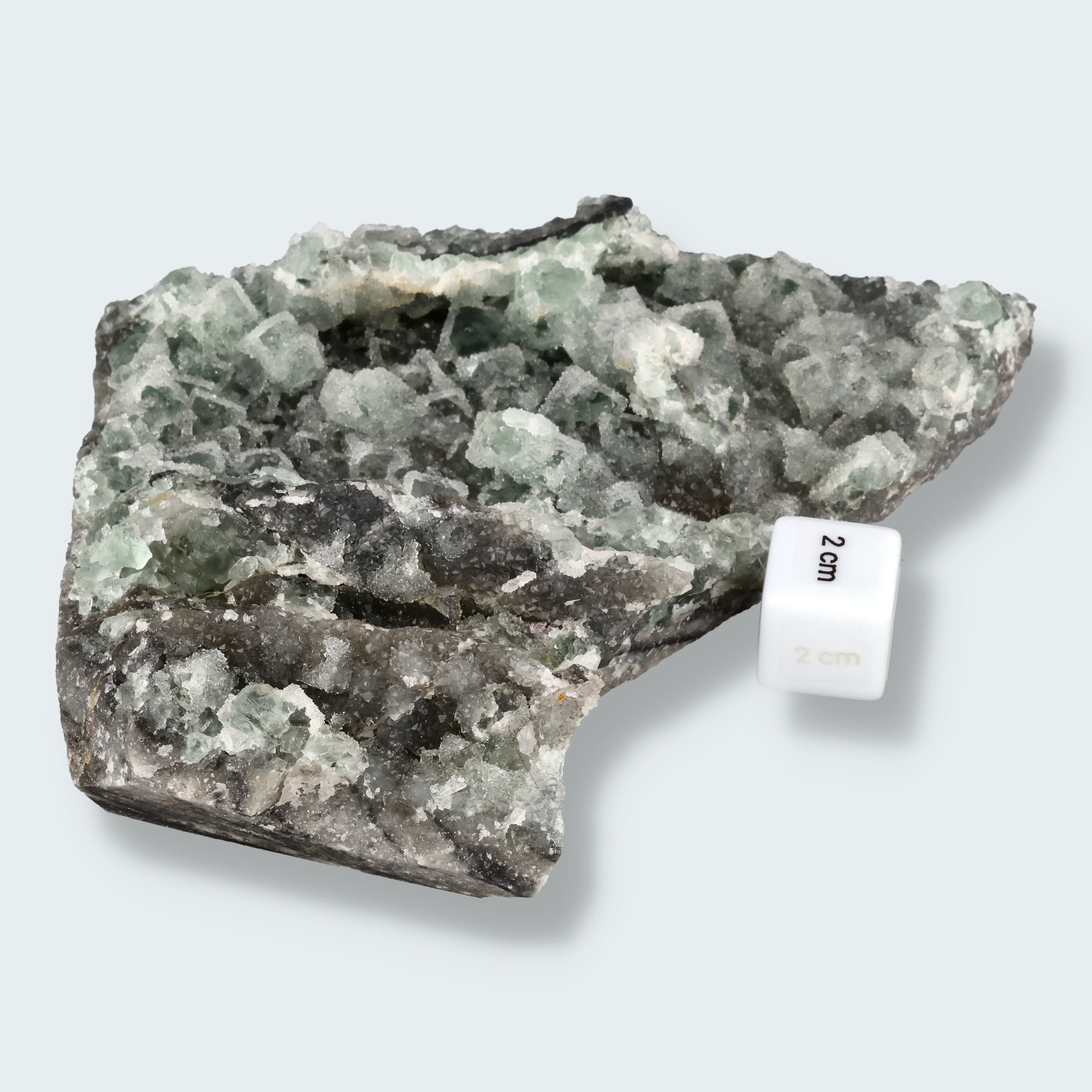 Zucker Fluorit aus der Zhejiang, China (742g) – Ansicht 4