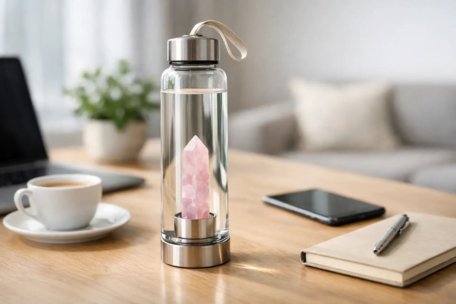 Rosenquarz Wasserflasche Erfahrungen im Alltag