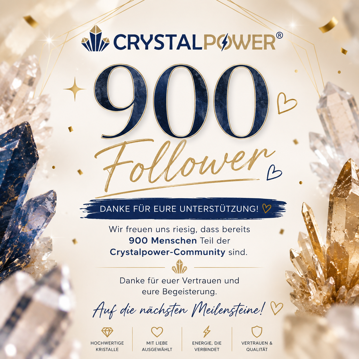 900 Follower aus Insta