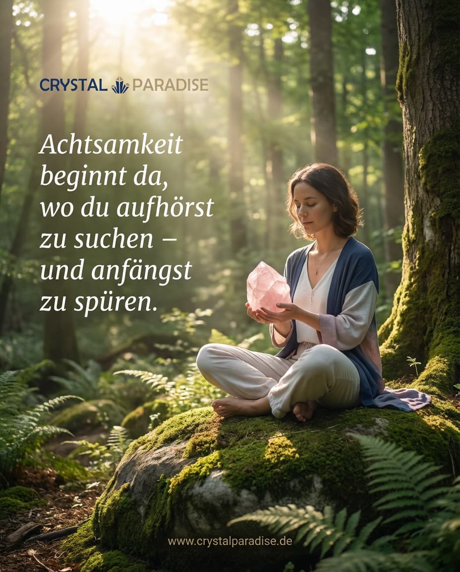 Achtsamkeit beginnt da, wo du aufhörst zu suchen – und anfängst zu spüren.