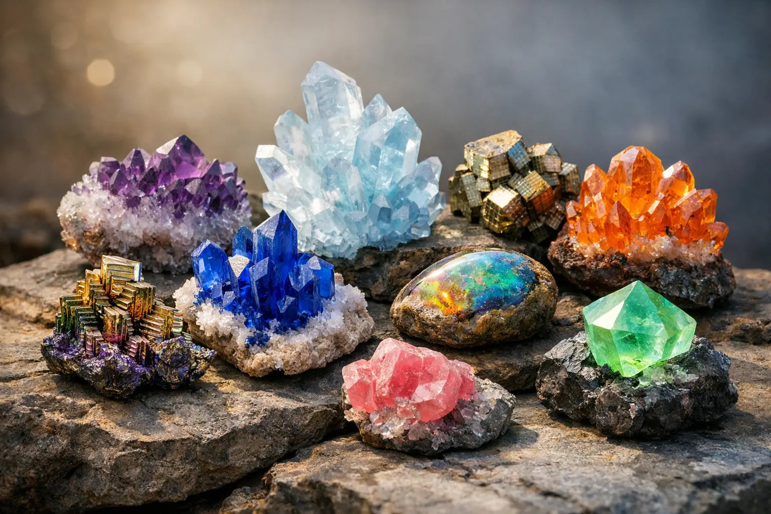 8 seltene Mineralienarten mit besonderem Zauber