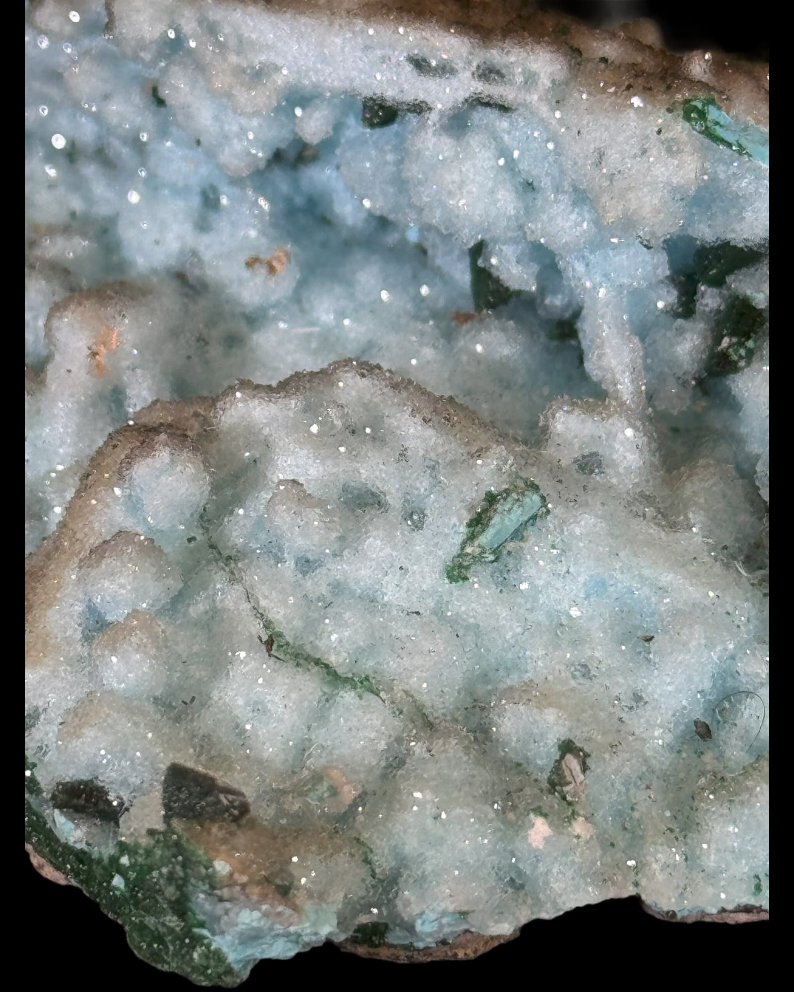 Chrysokoll aus dem Kongo