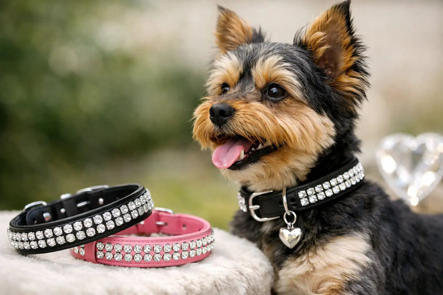 Hundehalsband mit Kristallen kaufen leicht gemacht
