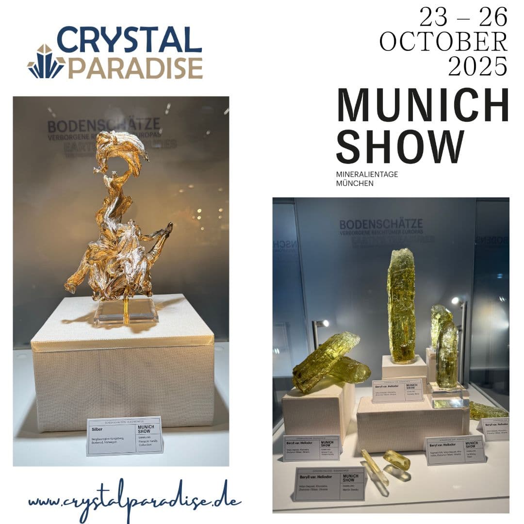 Munich Show 2025 Kristallmesse Highlights und Edelsteine auf der internationalen Mineralienausstellung