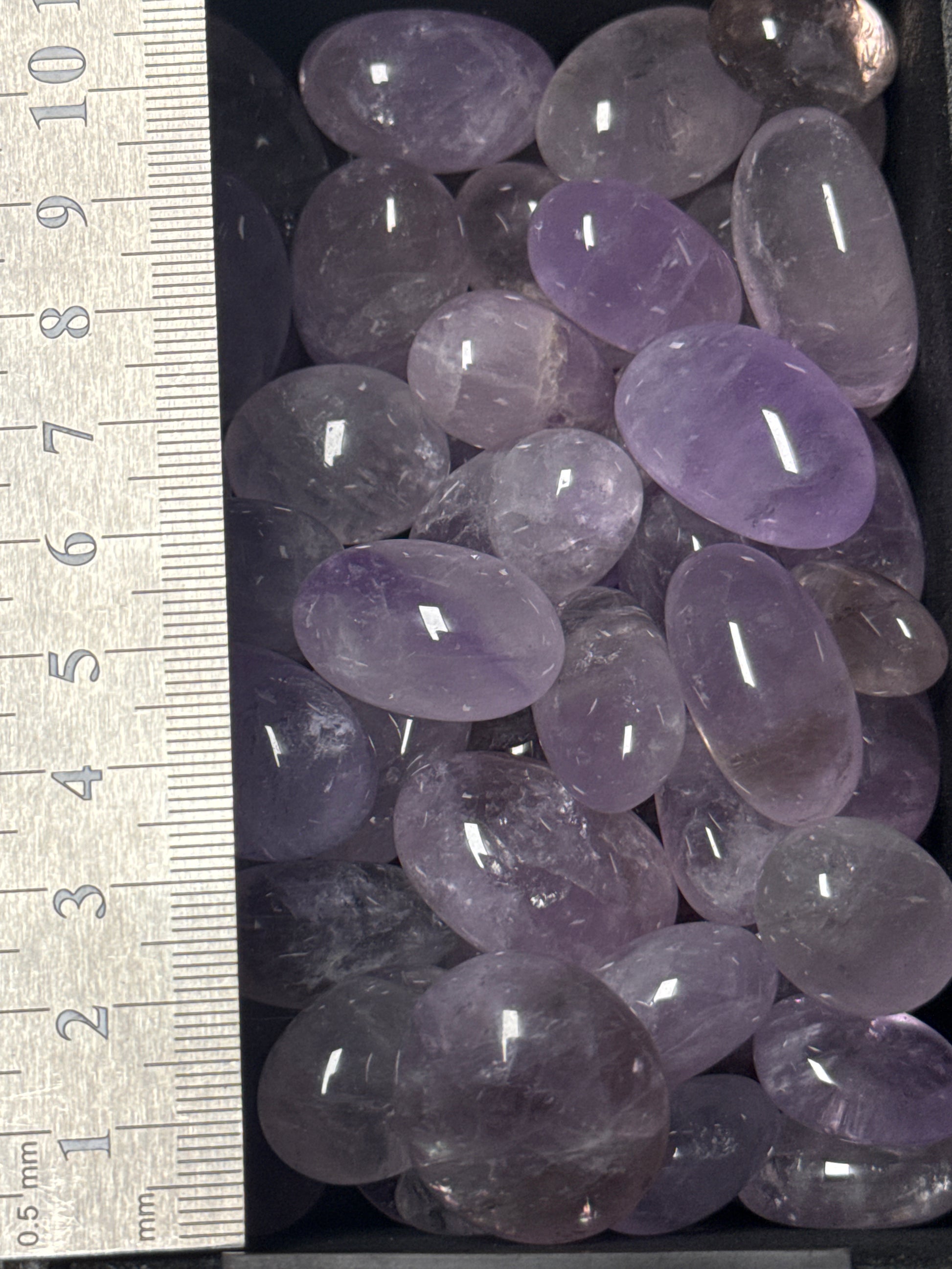 Crystal Power - Amethyst Perlen/Trommelware hell - crystal paradise