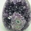 Achatisierte Amethyst Druse aus Uruguay (602g) - schönes violett!