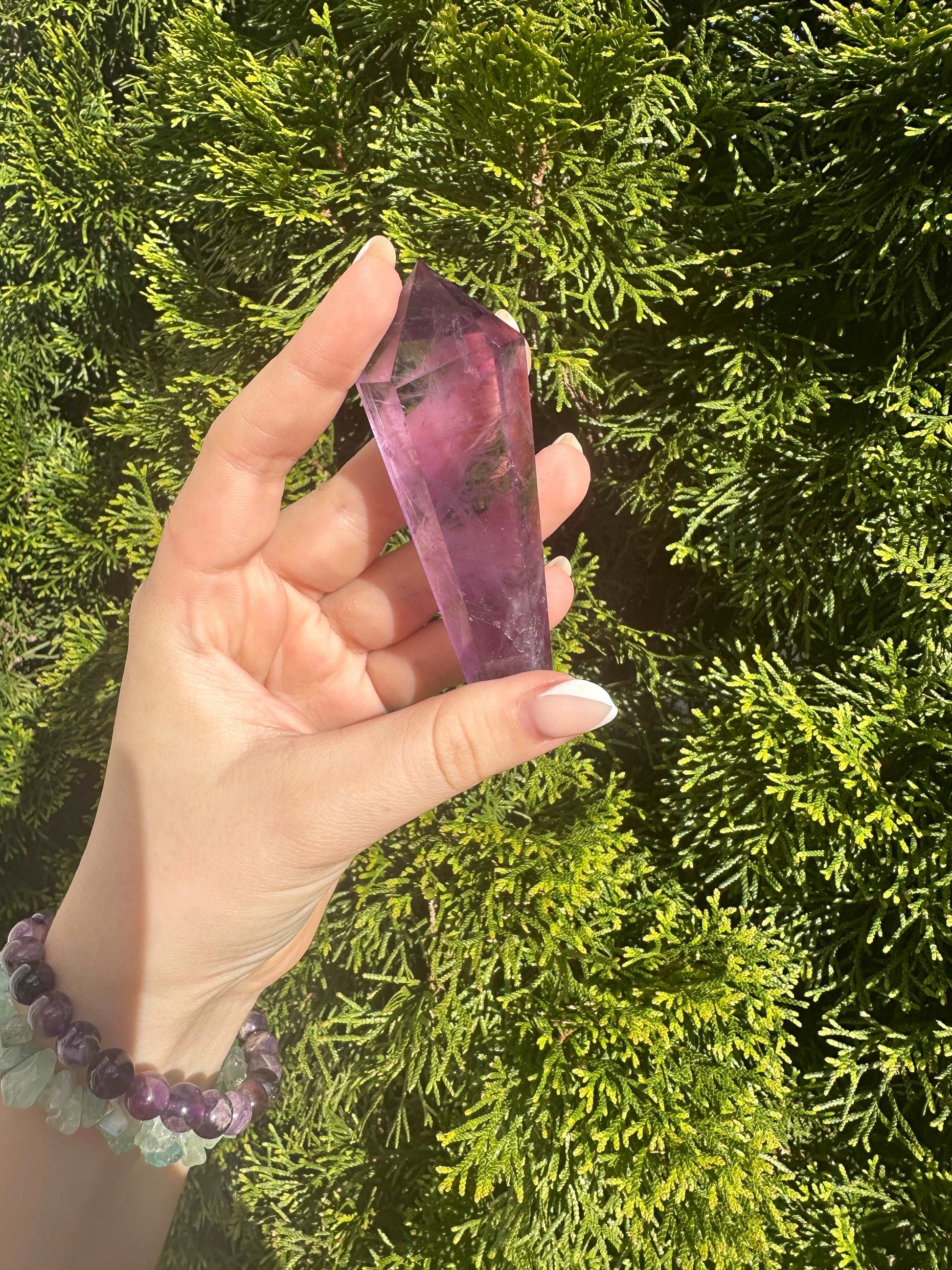 Amethyst Spitze - verschiedene Größen - 1 Stück