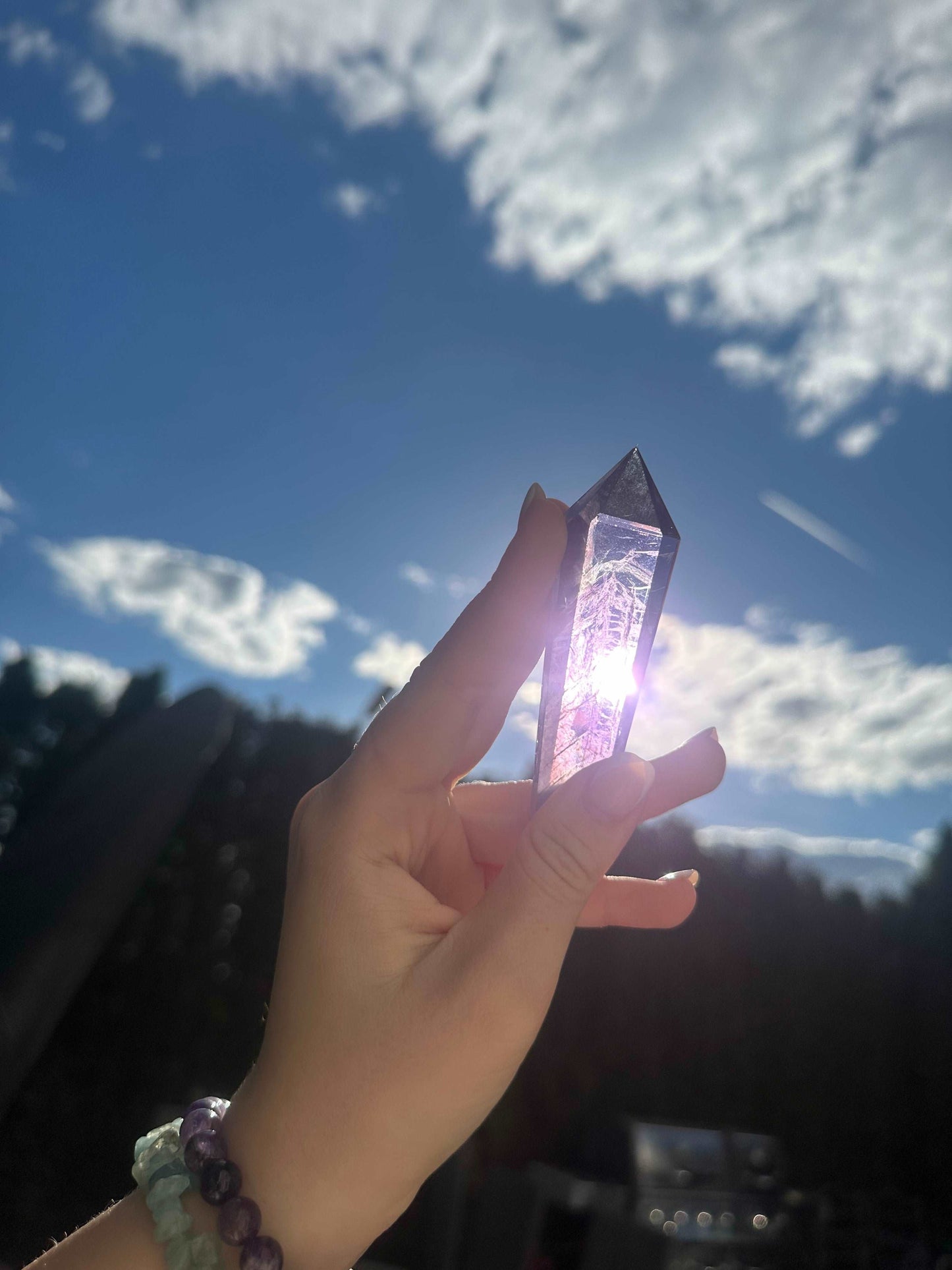 Amethyst Spitze - verschiedene Größen - 1 Stück