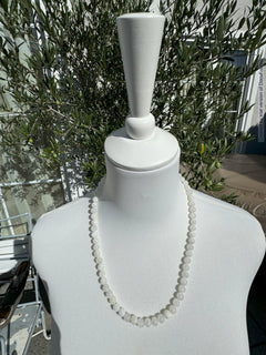 Kette aus Mondstein -Perlen 8 mm -verschiedene Längen - 1 Stück