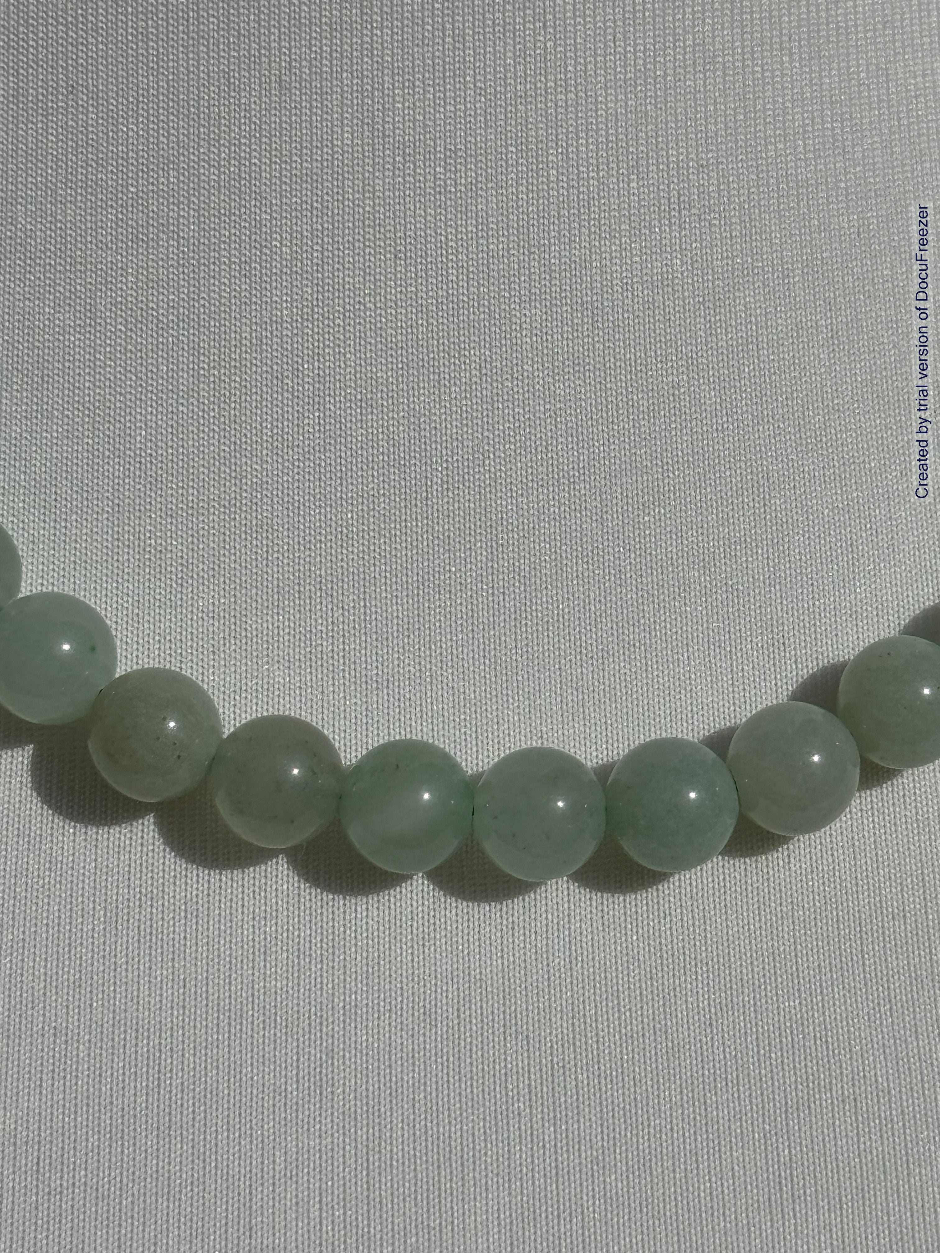 Kette aus Aventurin-Perlen 8 mm - verschiedene Längen - 1 Stück - crystal paradise