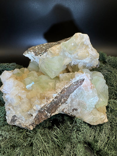 Apophyllite Stilbite Cluster from India (78g)