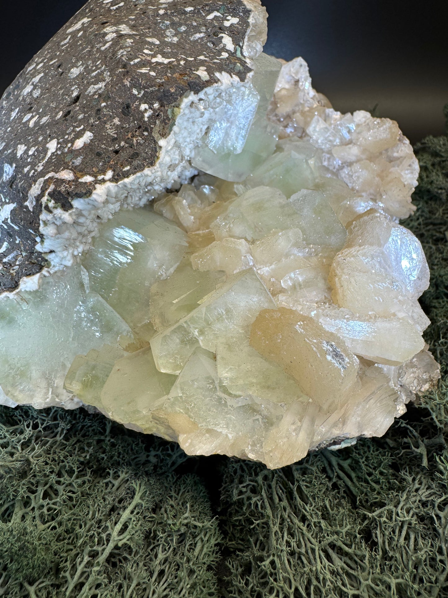 Apophyllite Stilbite Cluster from India (78g)