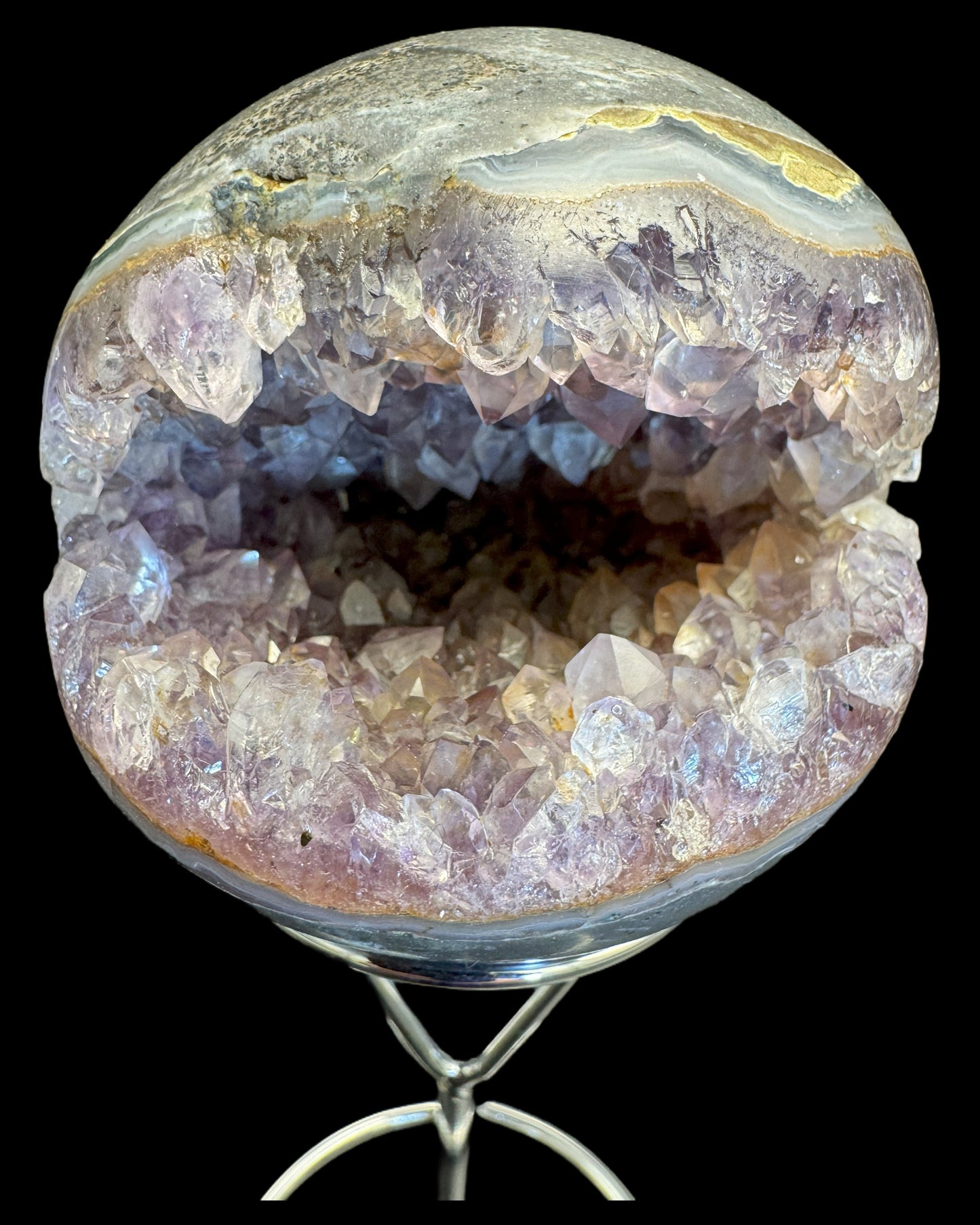 Amethyst ball medium (amethyst quartz) - 1 piece approx. 8cm