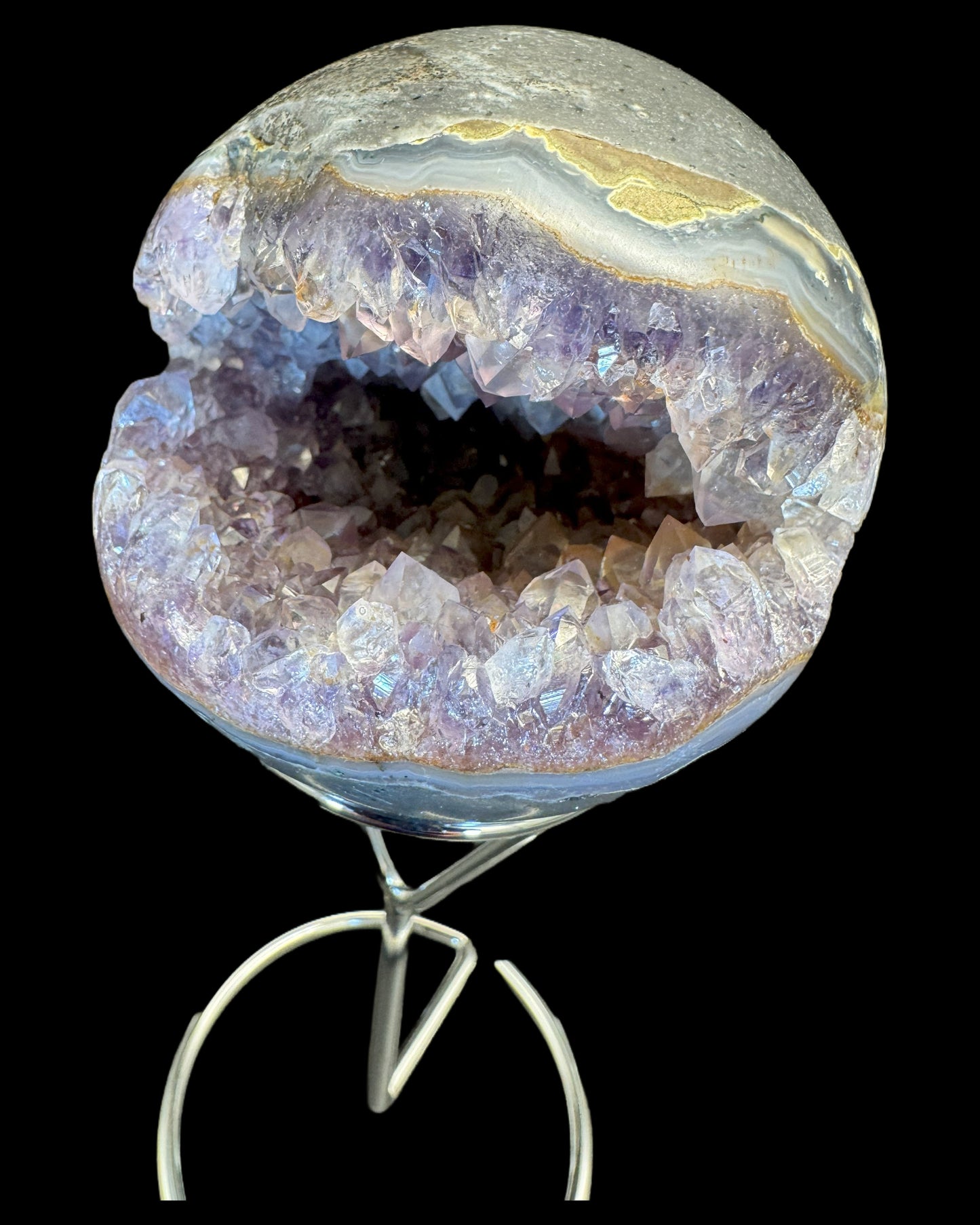 Amethyst ball medium (amethyst quartz) - 1 piece approx. 8cm