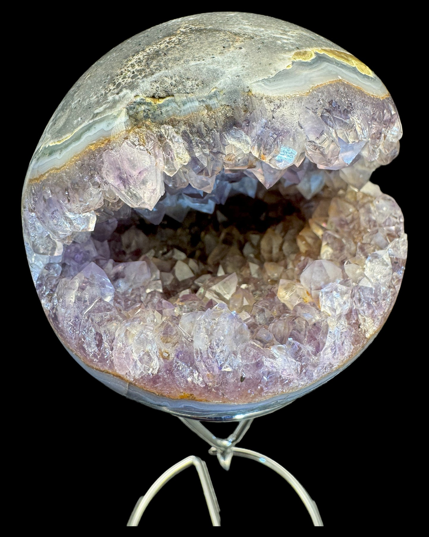 Amethyst ball medium (amethyst quartz) - 1 piece approx. 8cm