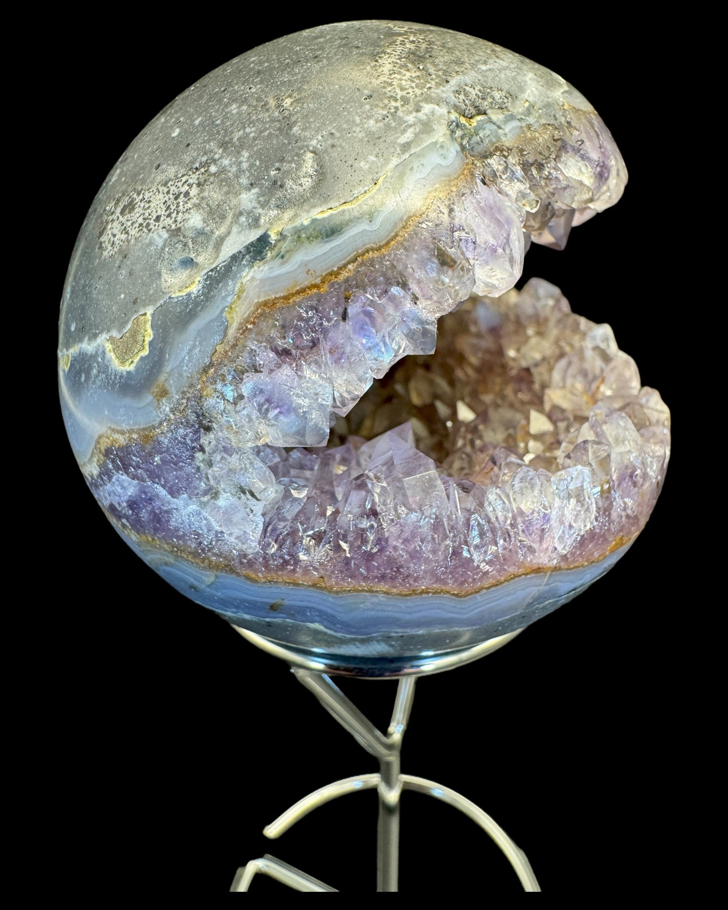 Amethyst ball medium (amethyst quartz) - 1 piece approx. 8cm