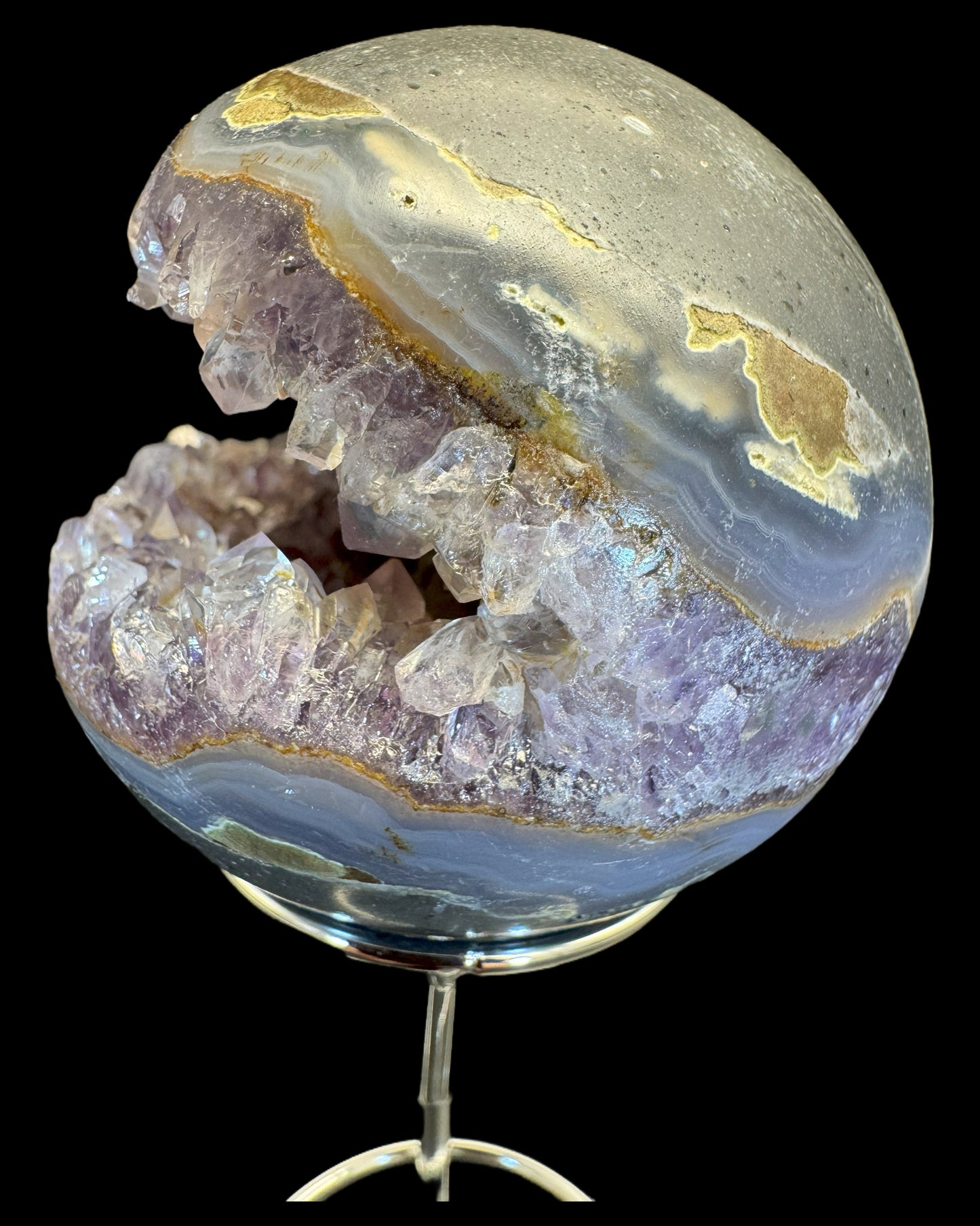 Amethyst ball medium (amethyst quartz) - 1 piece approx. 8cm