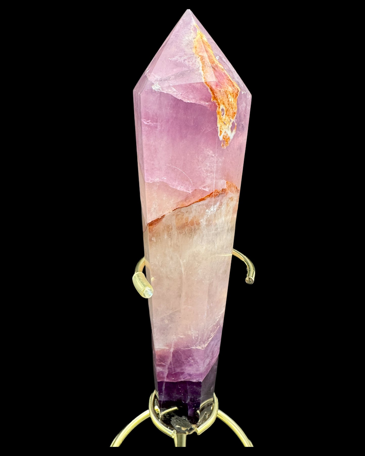 Pink Fluorite Point Large - 1 Piece (approx. 220-450g) 