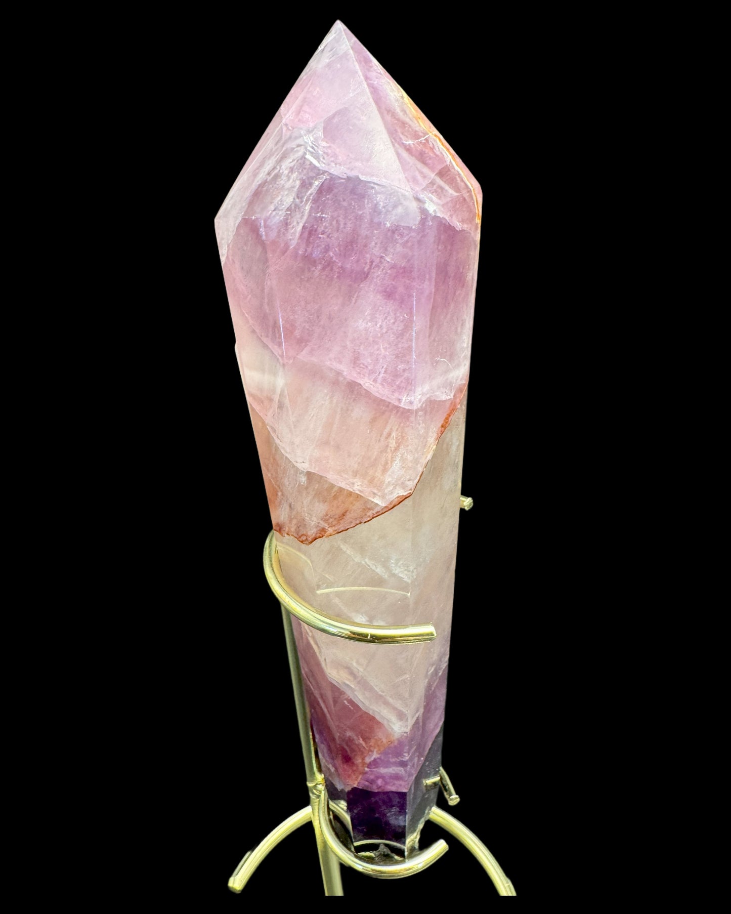 Pink Fluorite Point Large - 1 Piece (approx. 220-450g) 