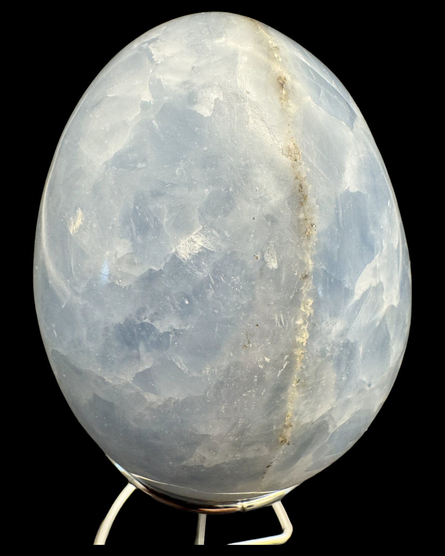 Blue Calcite palm stone from Pakistan - 1 piece