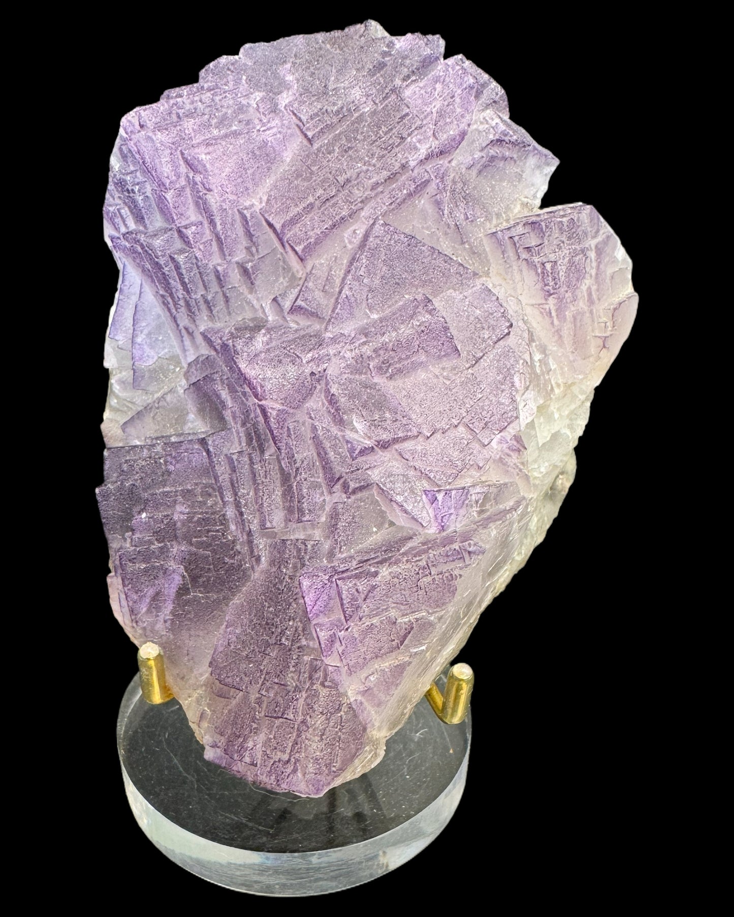 Fluorite hand step from Baluchistan/Pakistan (527g) - beautiful crystal system 