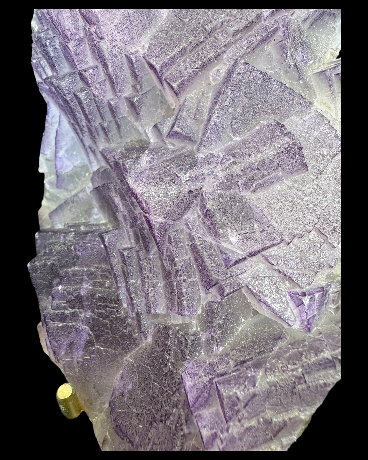 Fluorite hand step from Baluchistan/Pakistan (527g) - beautiful crystal system 