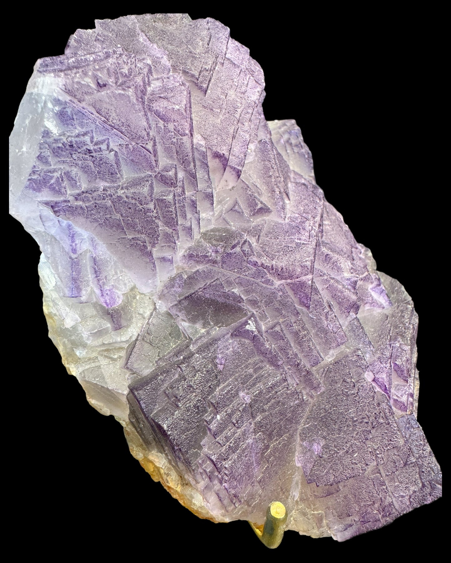 Fluorite hand step from Baluchistan/Pakistan (527g) - beautiful crystal system 