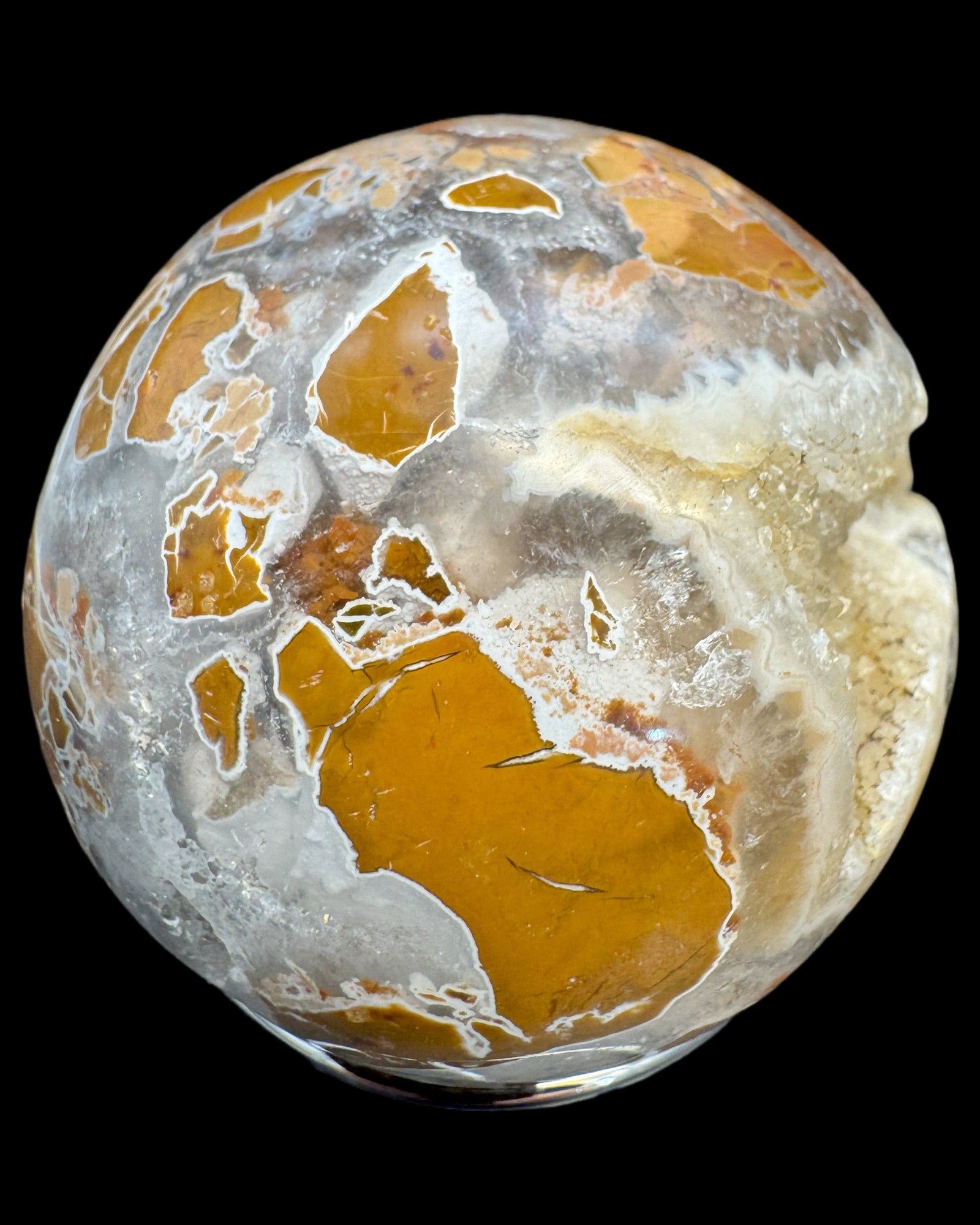 Deko: Kugel aus Maligano Jaspis - crystal paradise